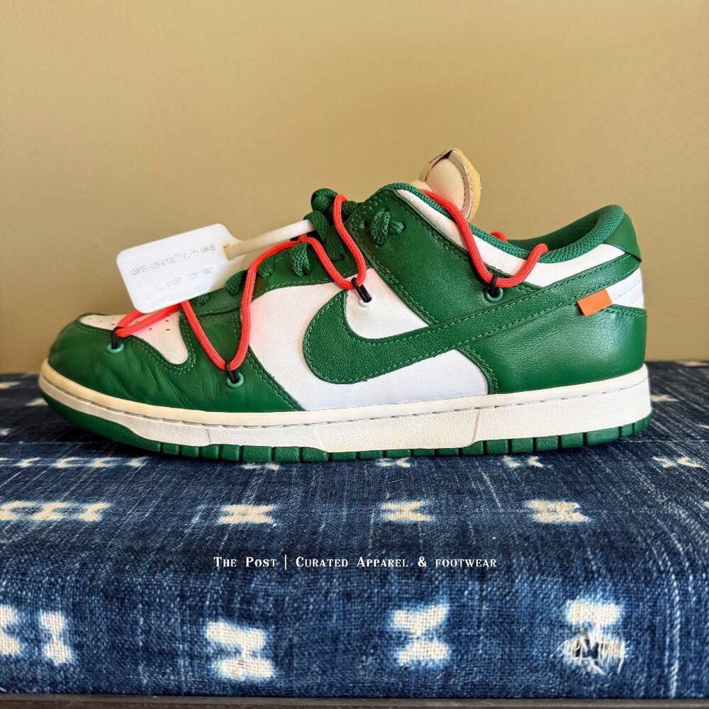 NIKE Dunk Low🏷️ x Off-White 'Pine Green' | 12M